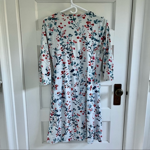 Garnet Hill Organic Green Cotton Asian Wrap Robe - Picture 2 of 4